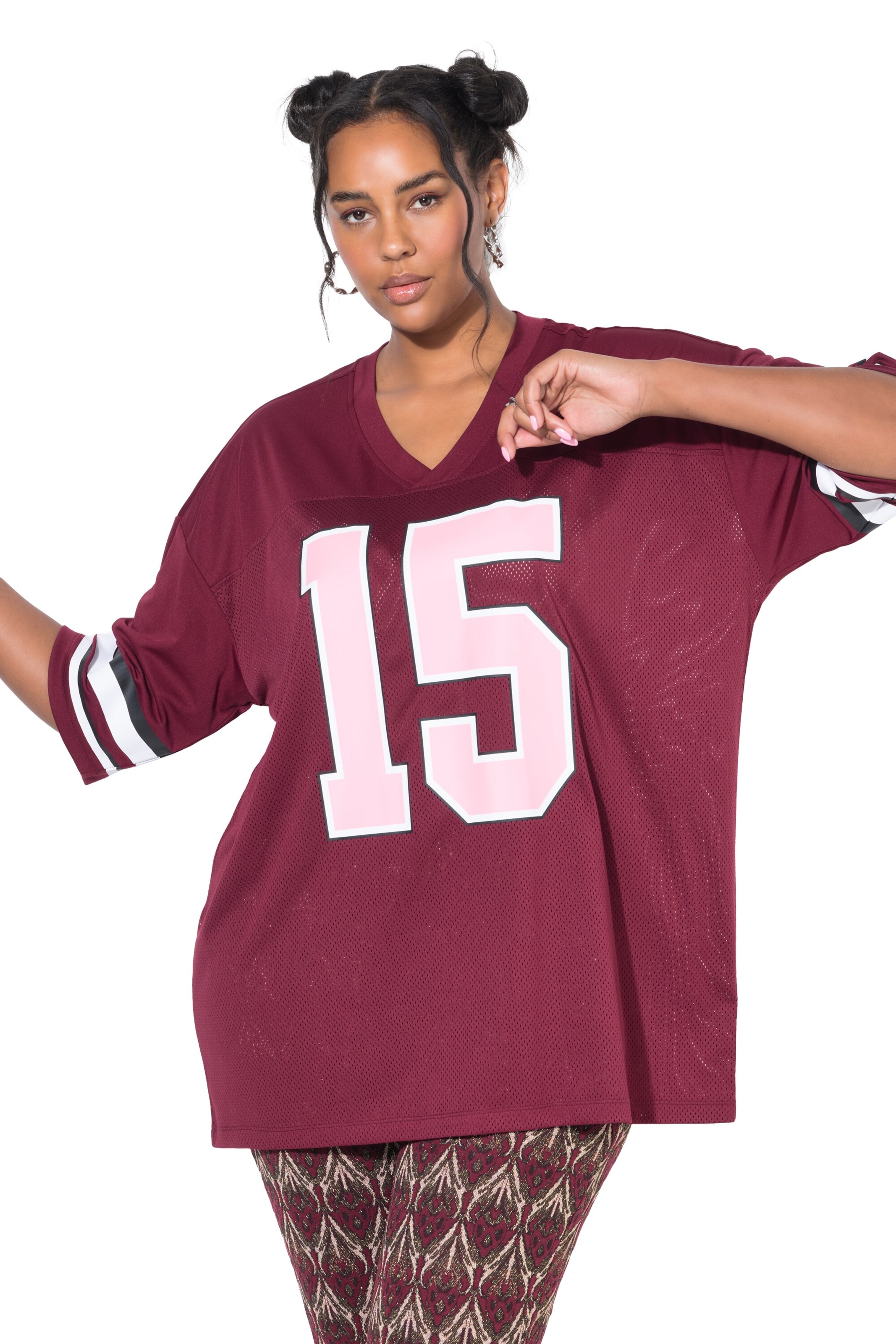 Studio Untold Oversized shirt in Red: front