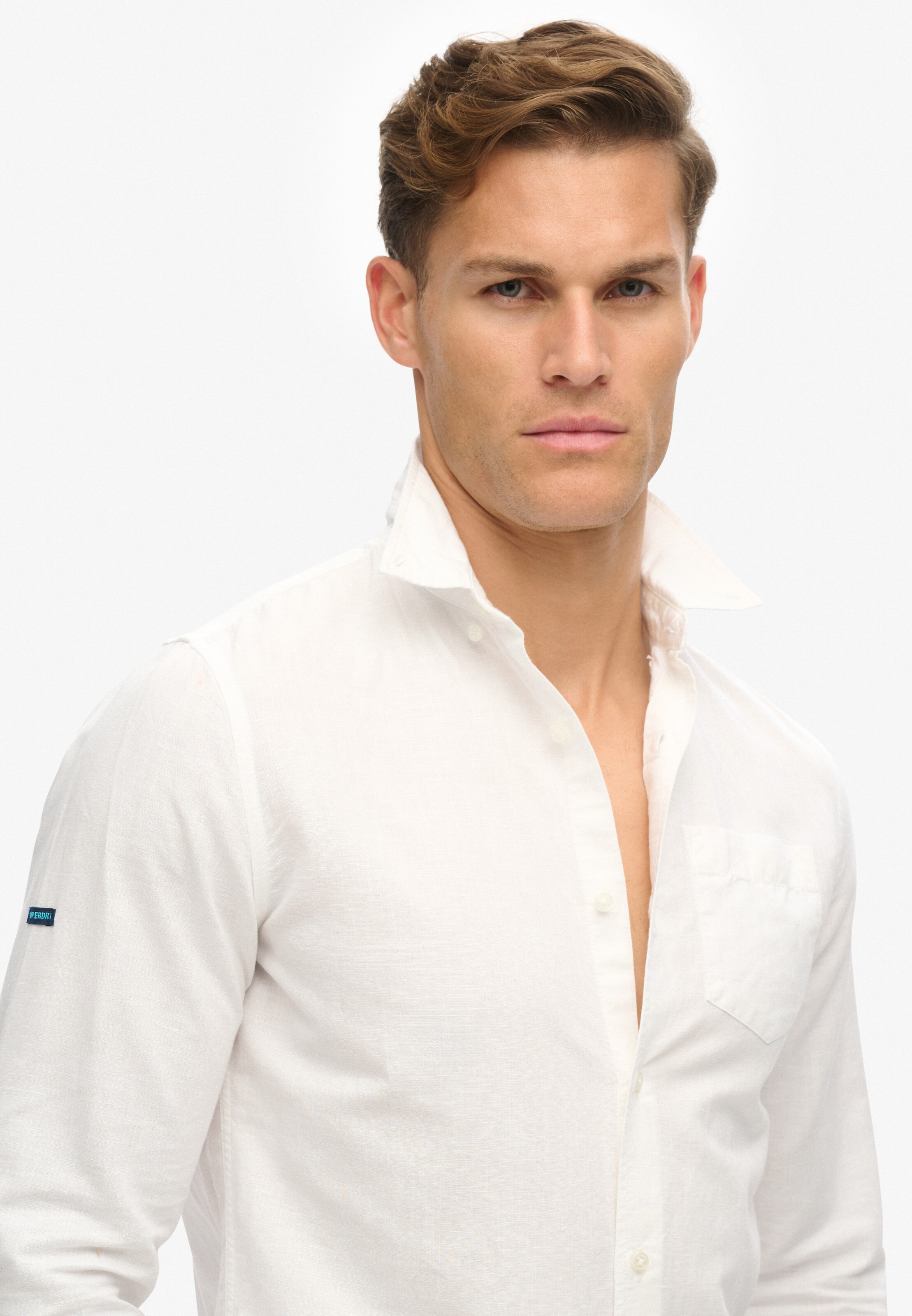 Coupe regular Chemise Superdry en blanc