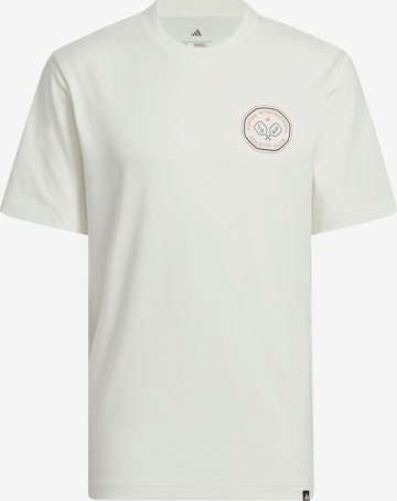 Tricou funcțional 'Country Club Scenic' de la ADIDAS SPORTSWEAR pe alb: față