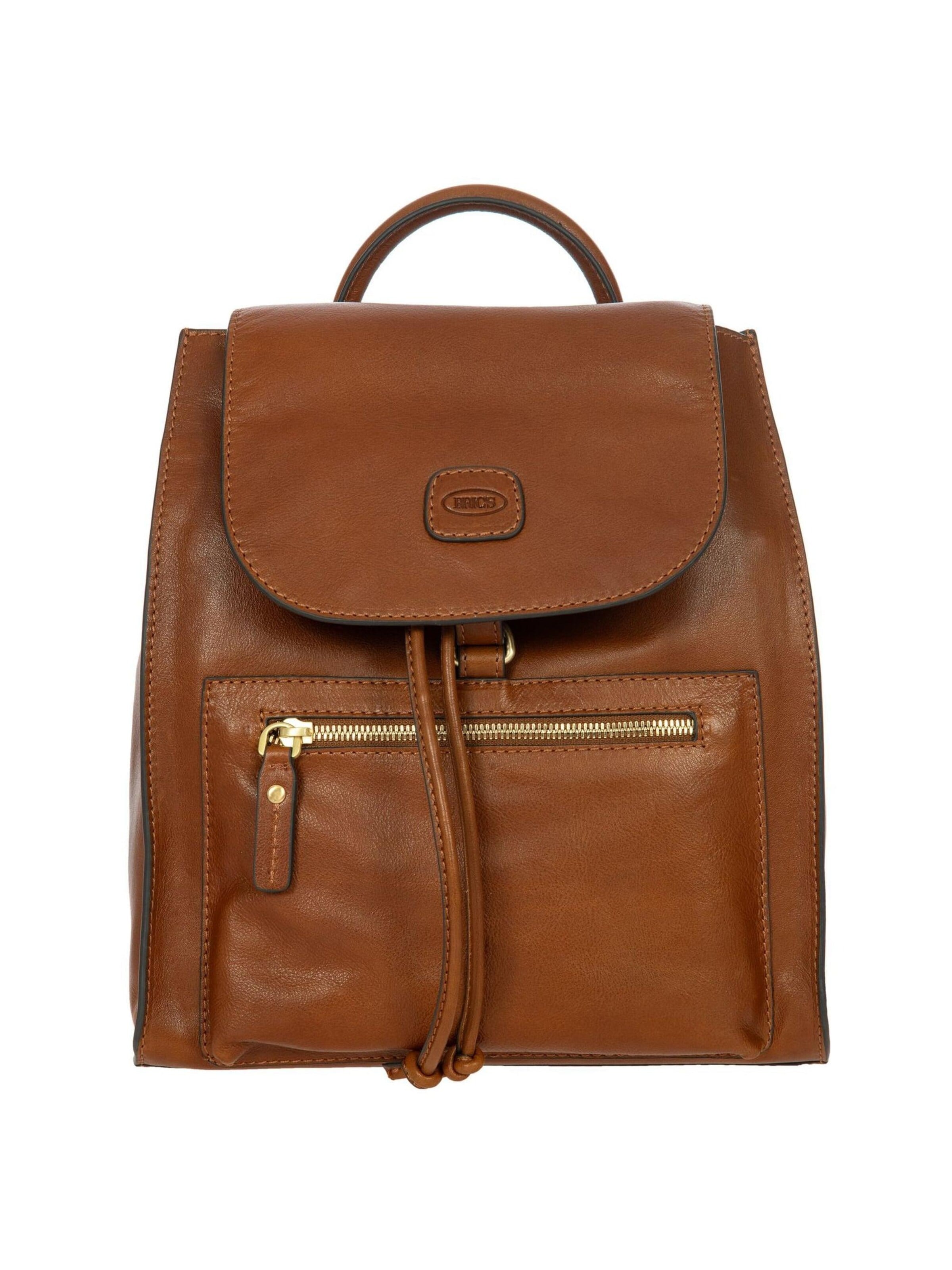 Bric's Rucksack 'Volterra'‌‌‌‌‌ in Braun: Vorderseite