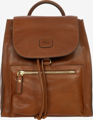 Bric's Rucksack 'Volterra' in Braun: Vorderseite