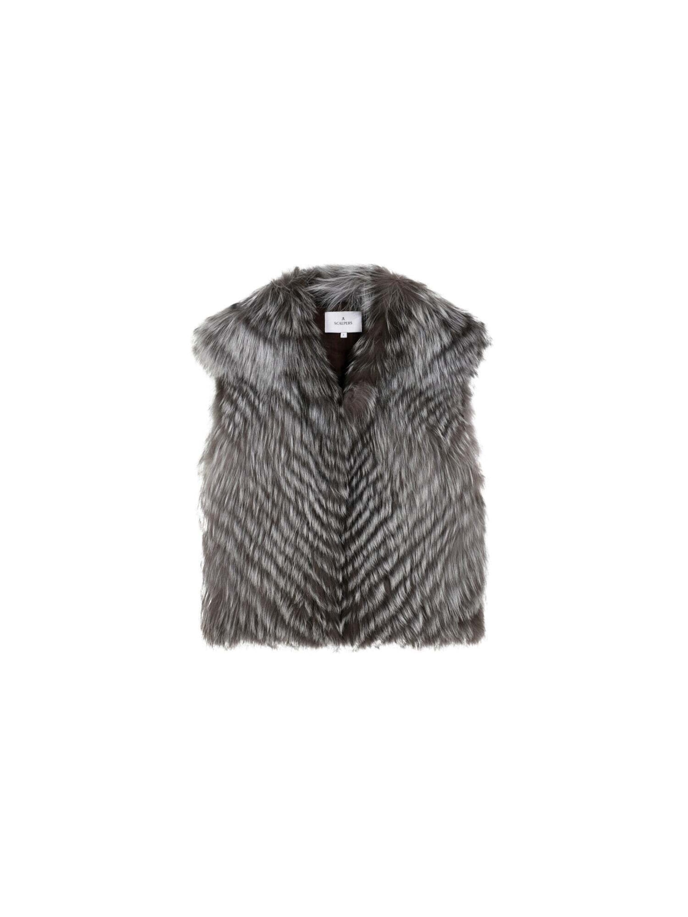Scalpers Kamizelka w kolorze szary: przód