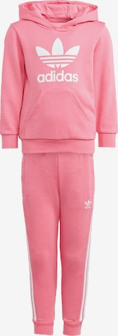 ADIDAS ORIGINALS Juoksupuku 'Adicolor' värissä vaaleanpunainen: edessä