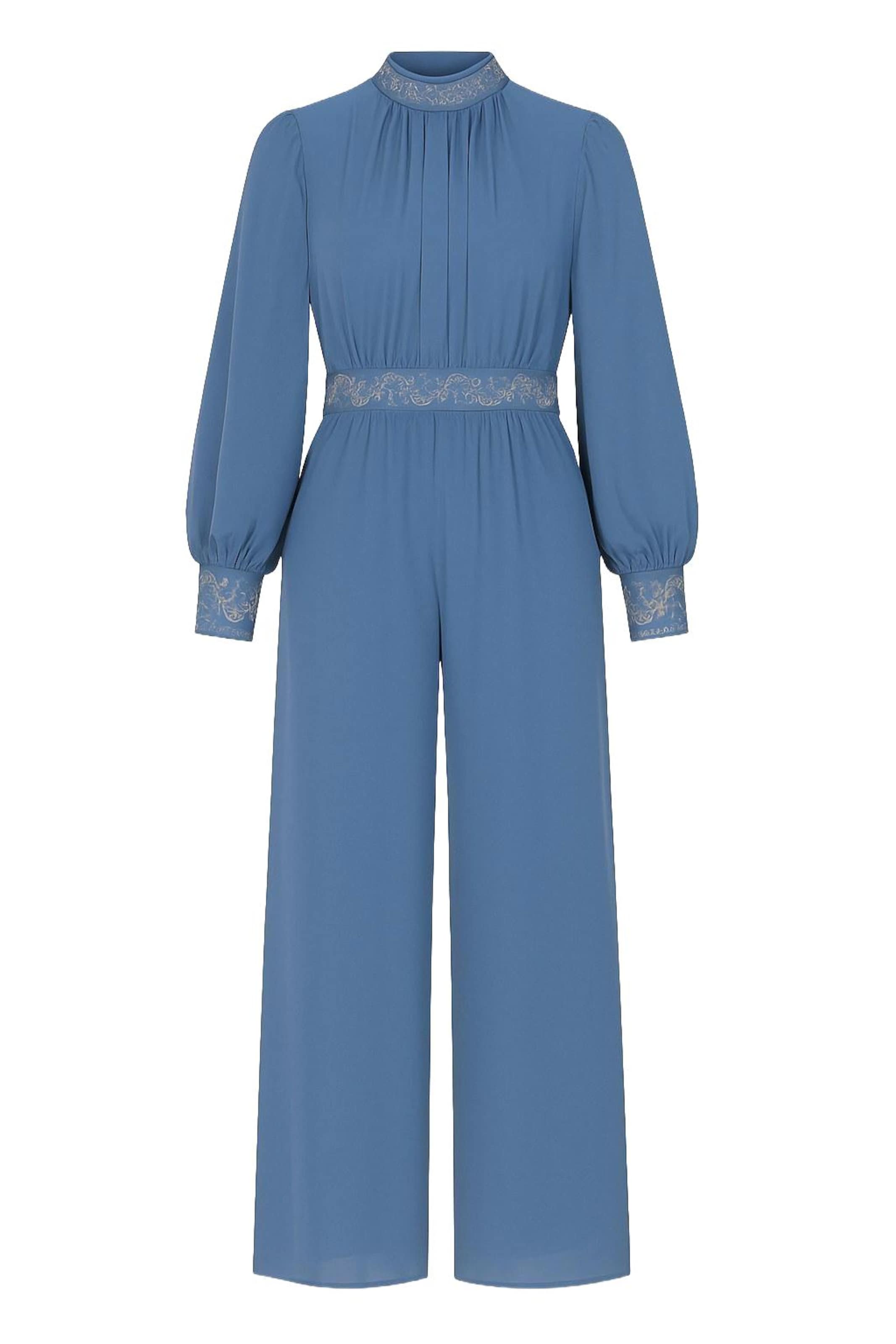 MODAMIHRAM Jumpsuit in Blau: Vorderseite