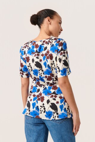 SOAKED IN LUXURY Blouse 'Karven' in Beige