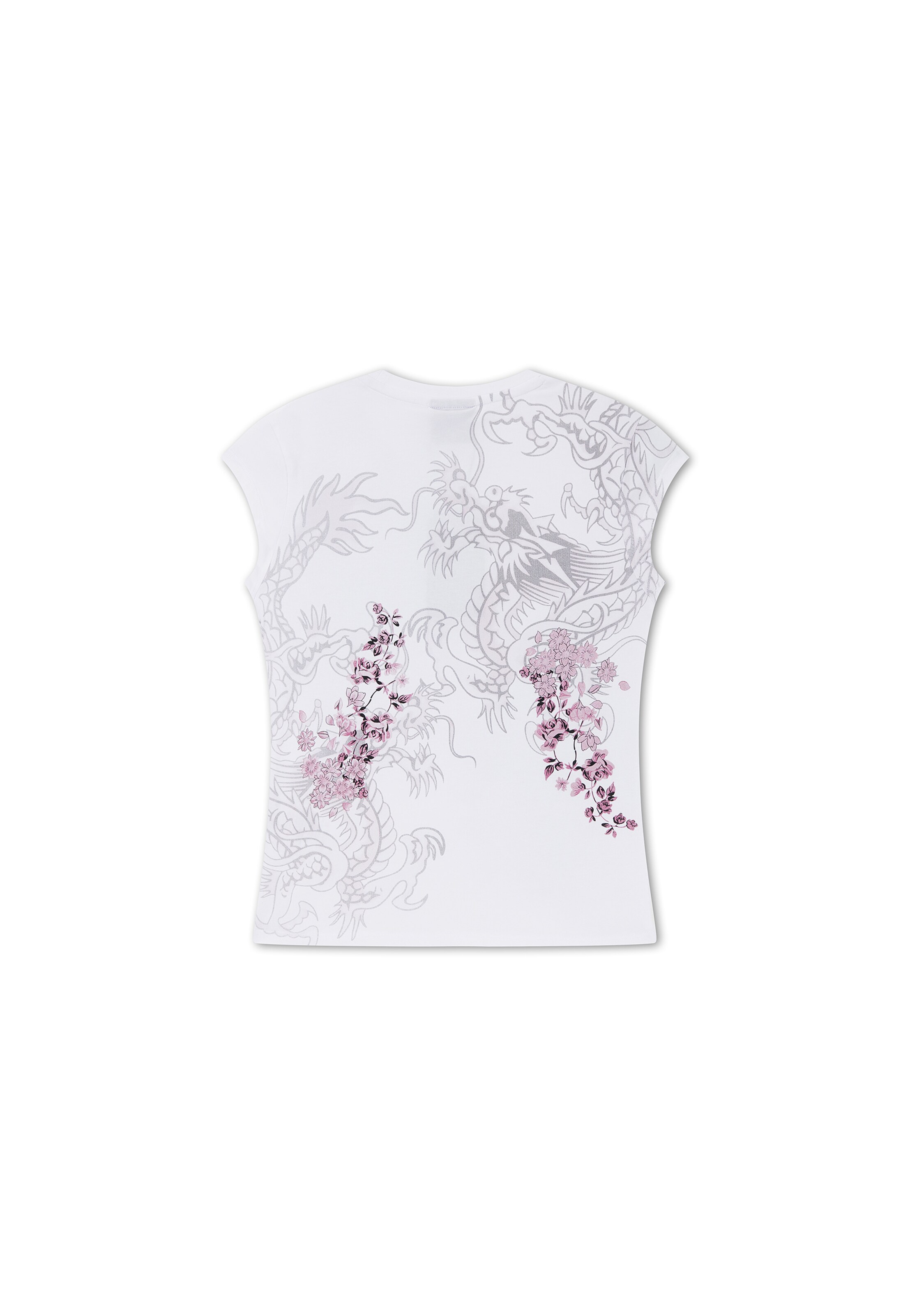 Maglietta 'Tattoo City' di Ed Hardy in bianco