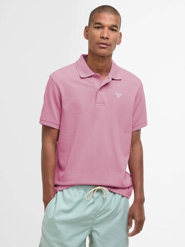 T-Shirt Barbour en rose : devant