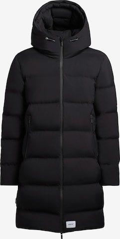 Manteau d’hiver 'CAIUS3' khujo en noir : devant