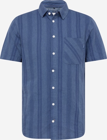 Coupe regular Chemise BLEND en bleu : devant