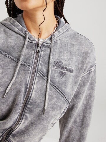 GUESS Originals Sweatjacke in Grau