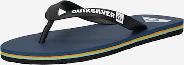 QUIKSILVER T-Bar Sandals 'MOLOKAI' in Black: front