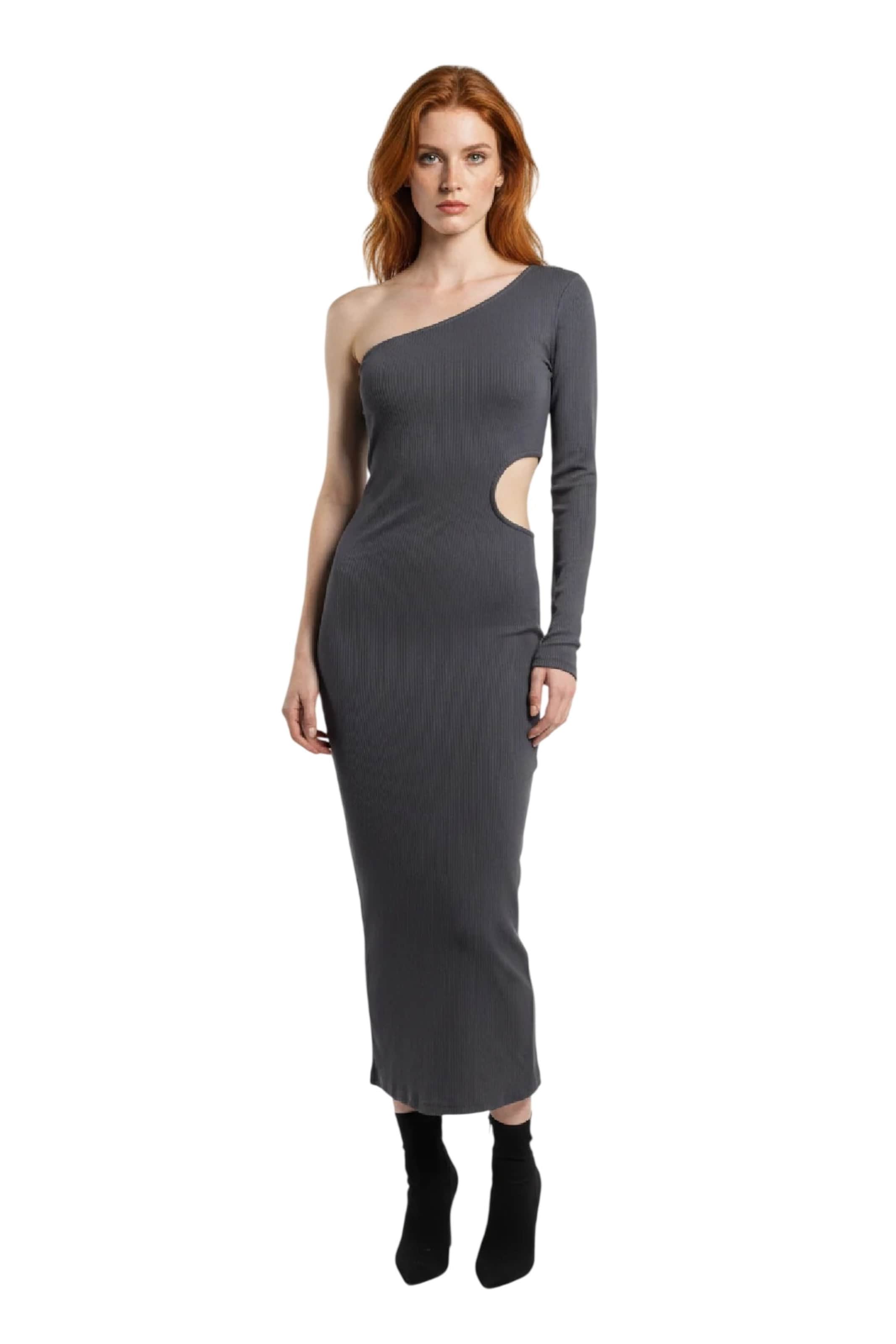 Robe Alexa Dash en gris : devant