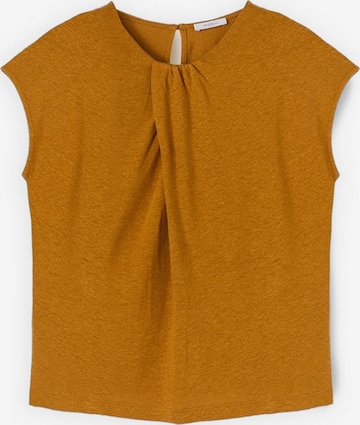 MOTIVI Shirt in Geel: voorkant