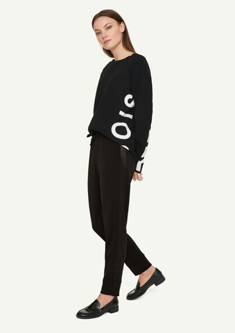 comma casual identity Tapered Hose in Schwarz