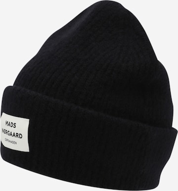 MADS NORGAARD COPENHAGEN Beanie 'Tosca Anju' in Blue: front