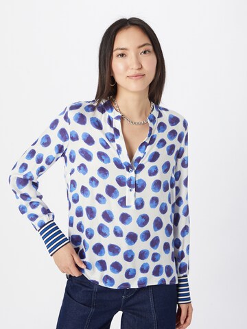 Emily Van Den Bergh Blouse in Blauw: voorkant