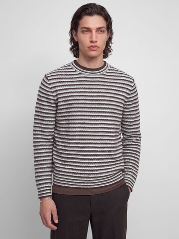 JACK & JONES Sweater in Brown: front