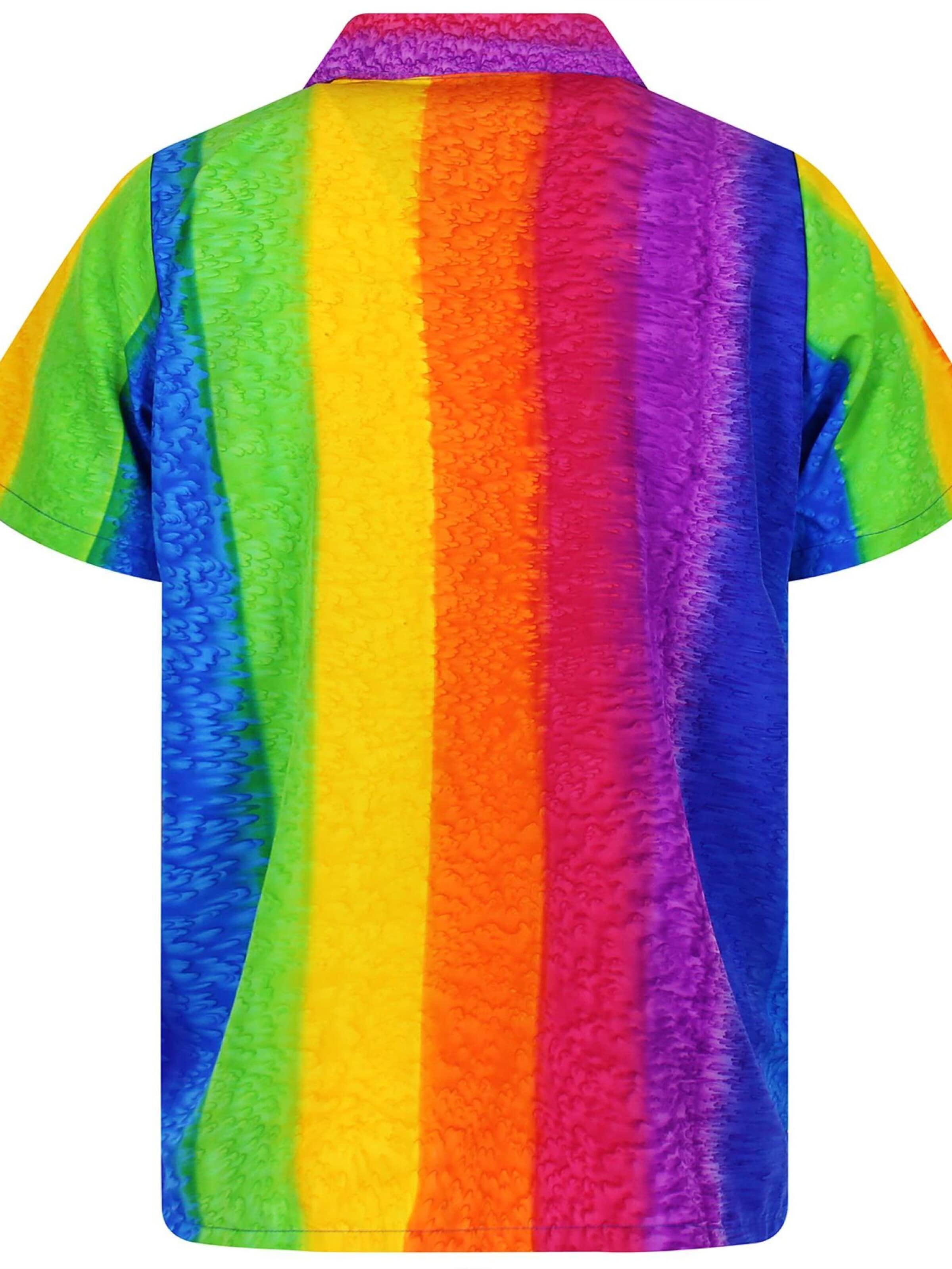 King Kameha Shirt 'Rainbow Vertikal' in Gemengde kleuren