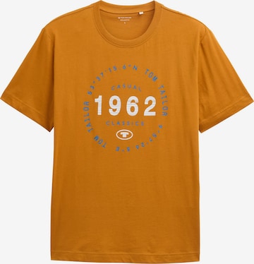 T-Shirt TOM TAILOR en marron : devant