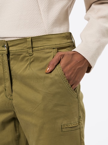 TOM TAILOR Slimfit Kalhoty – zelená