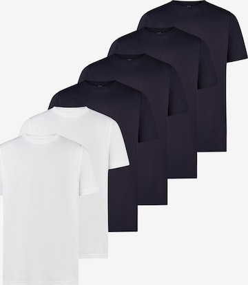 LERROS Shirt 'Basic' in Blau: Vorderseite