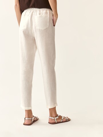 TATUUM - Loosefit Pantalón 'NOLINO' en blanco