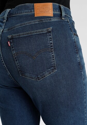 Levi's® Plus Skinny Džíny '721 PL Hi Rise Skinny' – modrá