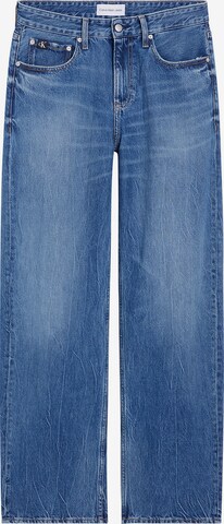 Calvin Klein Jeans Loosefit Jeans in Blauw: voorkant