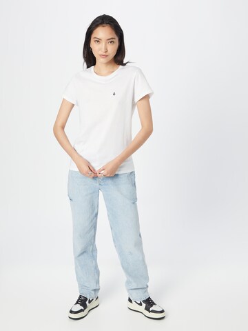 T-shirt 'STONE BLANKS' Volcom en blanc : devant