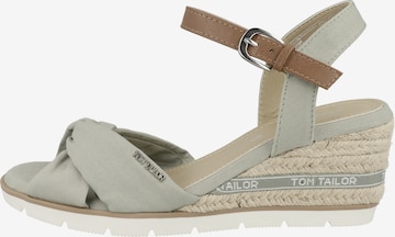 TOM TAILOR Strap sandal in Grey