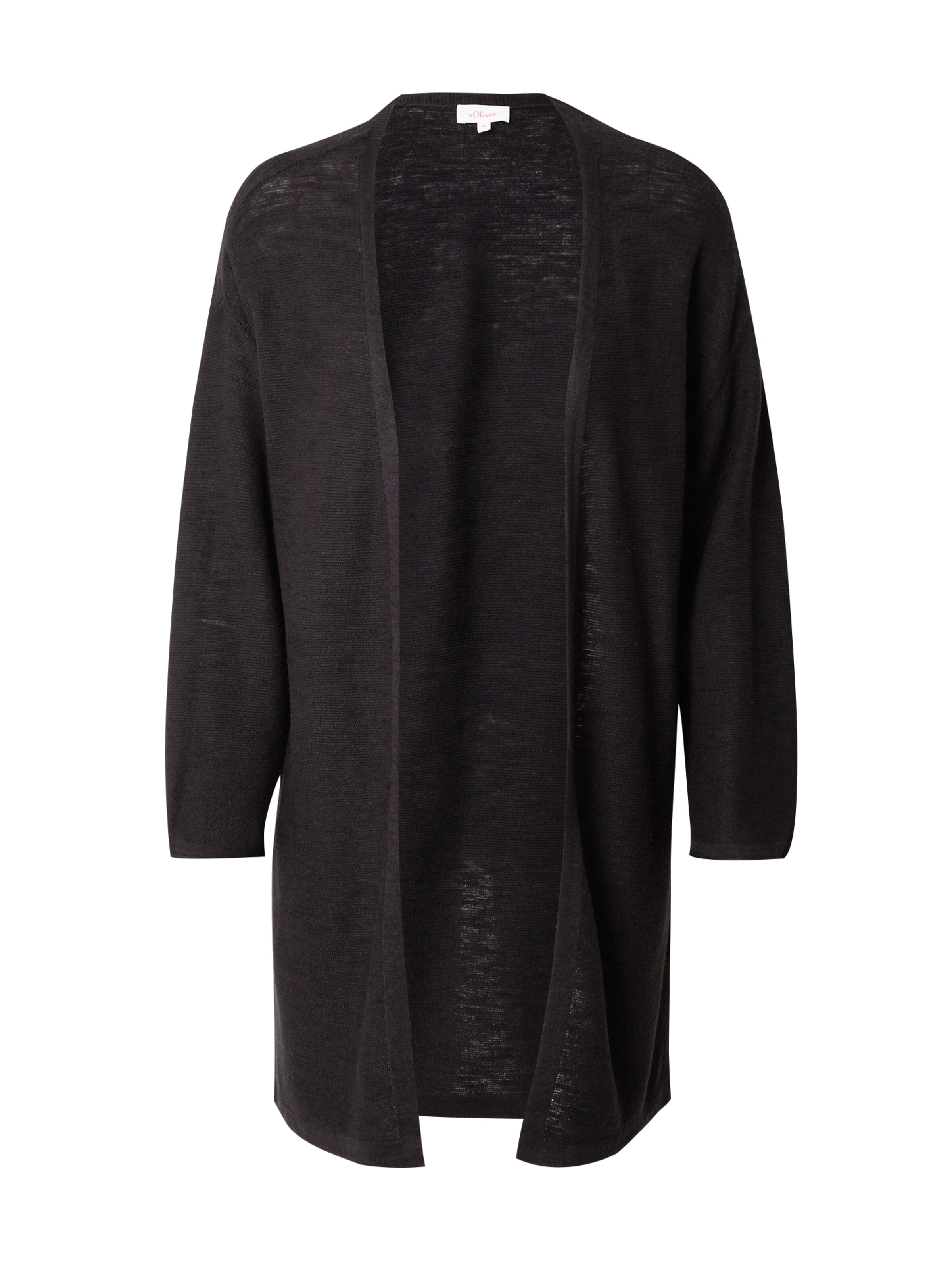 s.Oliver Knit cardigan in Black: front