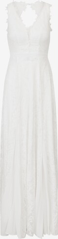 Robe de soirée Kraimod en blanc : devant
