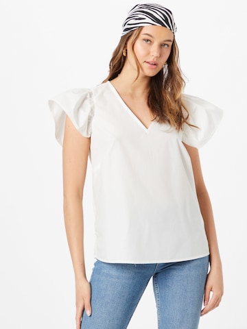 SISTERS POINT Blouse 'VILANA' in Wit: voorkant