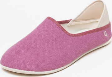 Gottstein Espadrilles 'Espadrille Linen Slip-On' in Pink: Vorderseite