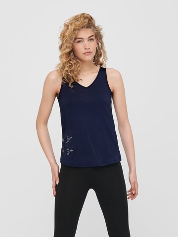 ONLY PLAY Sporttop 'ONLPMiley' in Blauw: voorkant