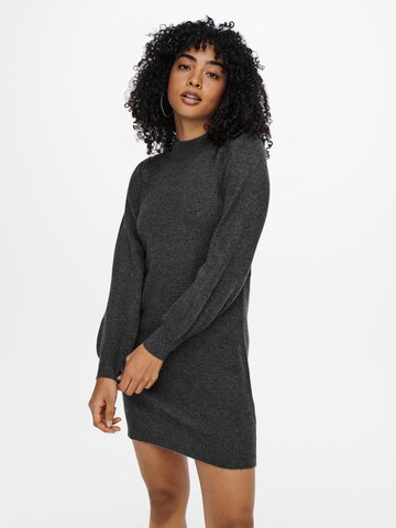 JDY Knitted dress 'Rue' in Grey: front