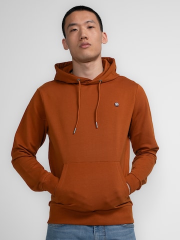 Petrol Industries Sweatshirt 'Tetlin' in Bruin: voorkant