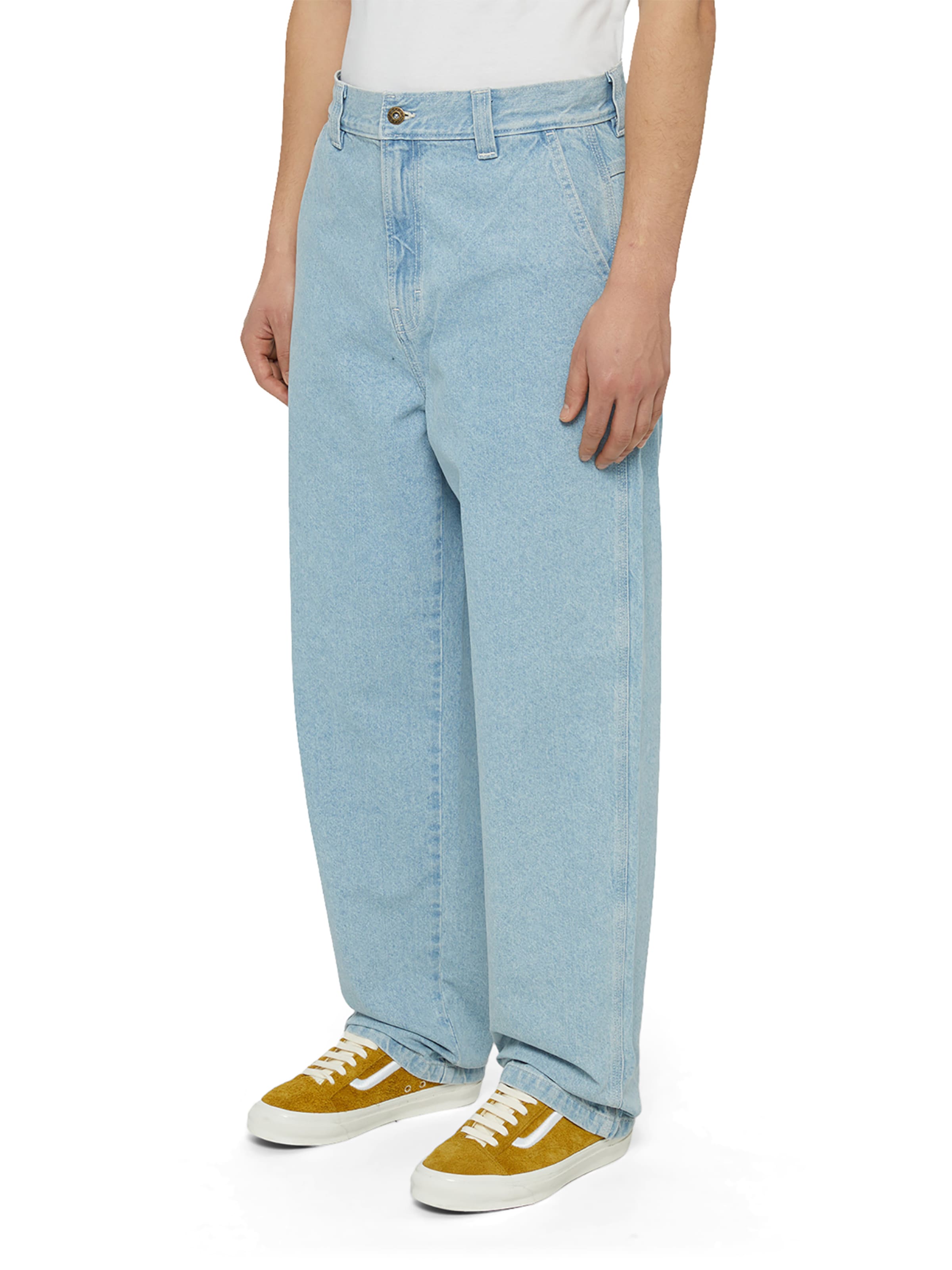 DICKIES Loosefit Džíny s kapsami 'Madison' – modrá