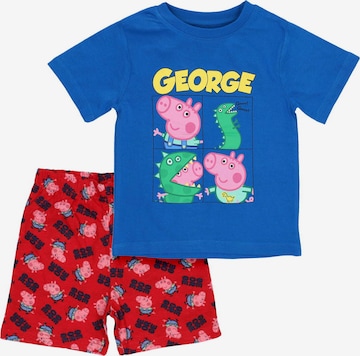 Pigiama di Peppa Pig in rosso: frontale