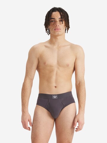 ADIDAS ORIGINALS Slip ' Comfort Cotton Rib ' in Grijs: voorkant