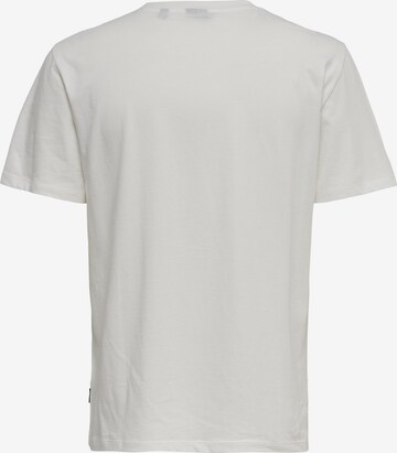 Tricou 'Ike' de la Only & Sons pe alb