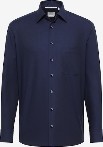 ETERNA Zakelijk overhemd in Blauw: voorkant