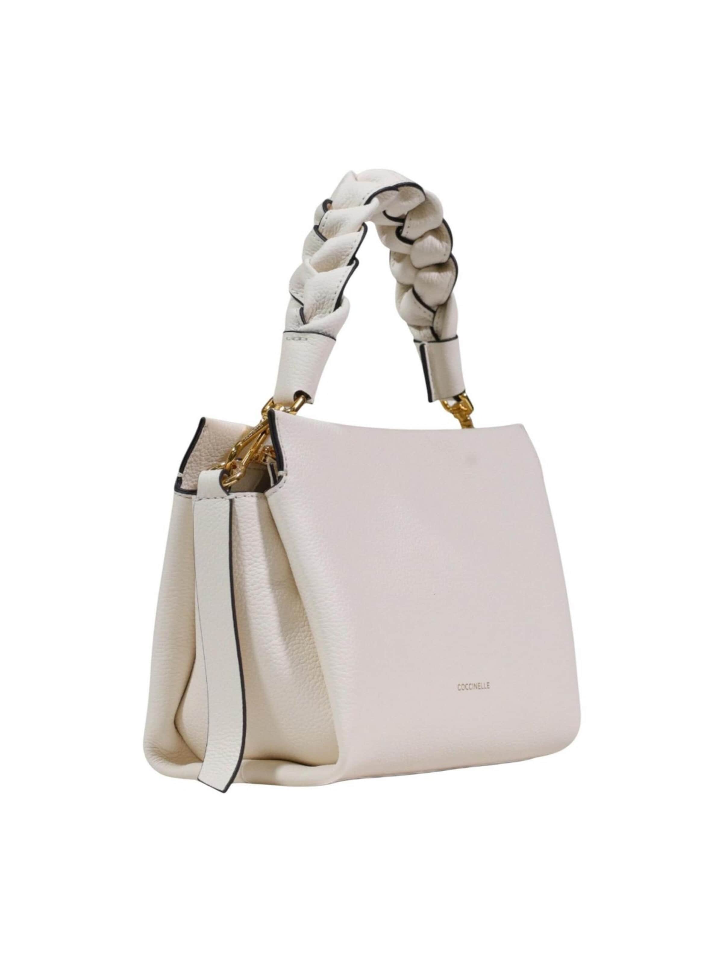 Borsa a spalla 'BOHEME GRANA DOUBLE E1 M50 58 01 01' di Coccinelle in bianco