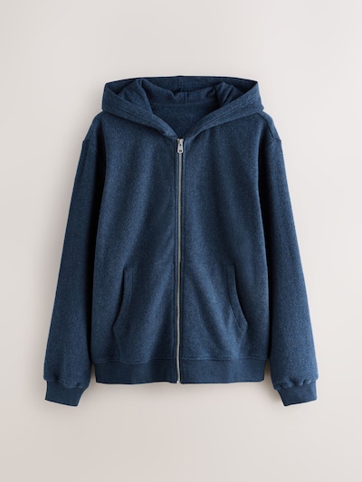 Next Fleece jas in XS in de kleur Navy, Productweergave