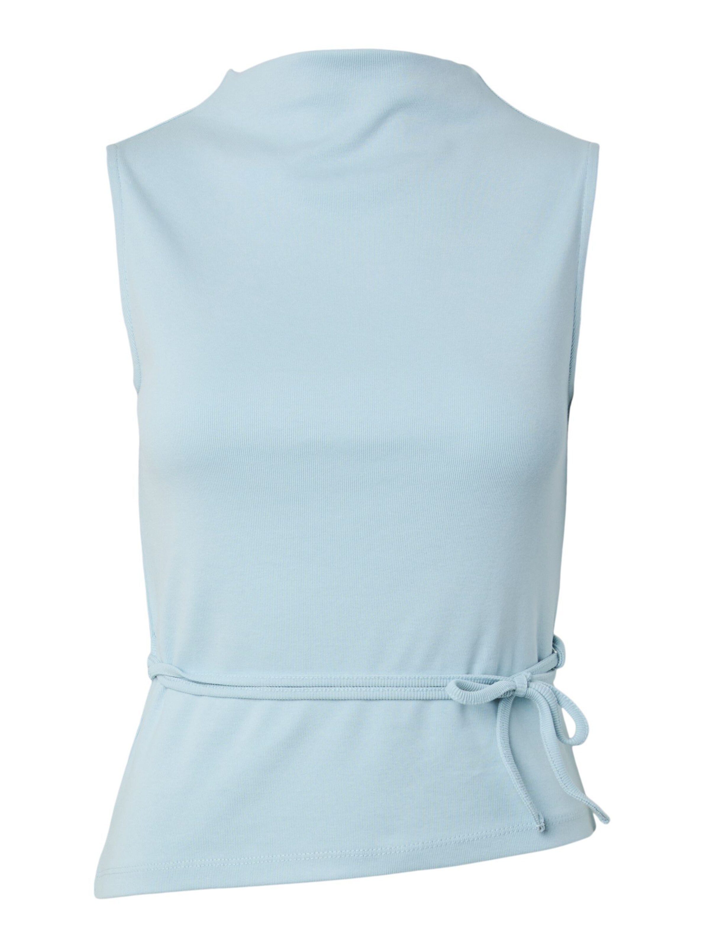 PIECES - Top 'PCOlive' en azul: frente