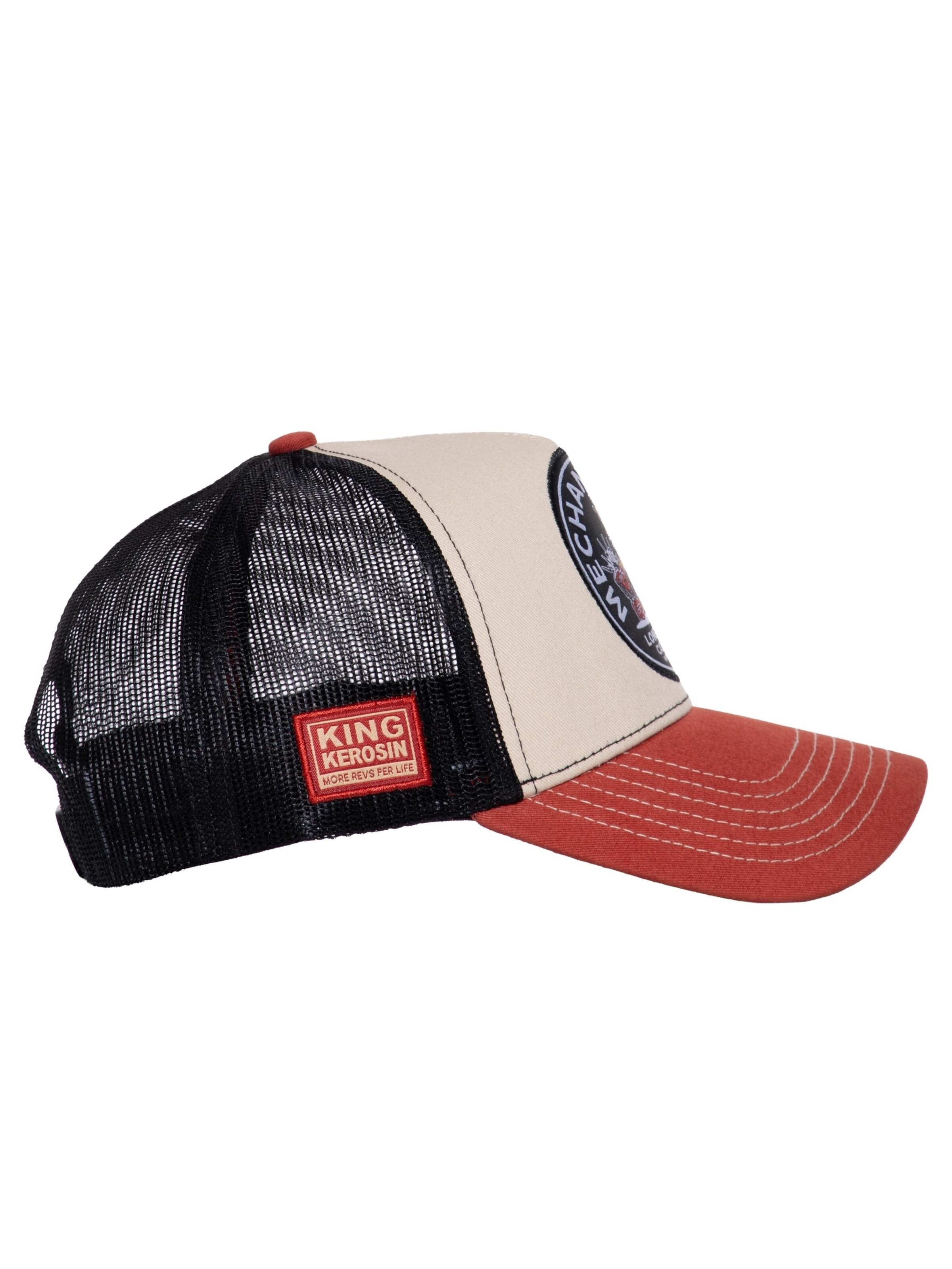 King Kerosin Cap 'Mechanic Crew' in Beige