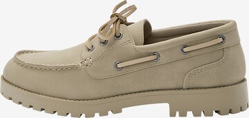 Chaussure à lacets Pull&Bear en beige