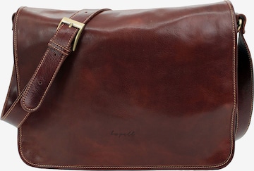 bupell Messenger 'Eugenio' in Braun: Vorderseite