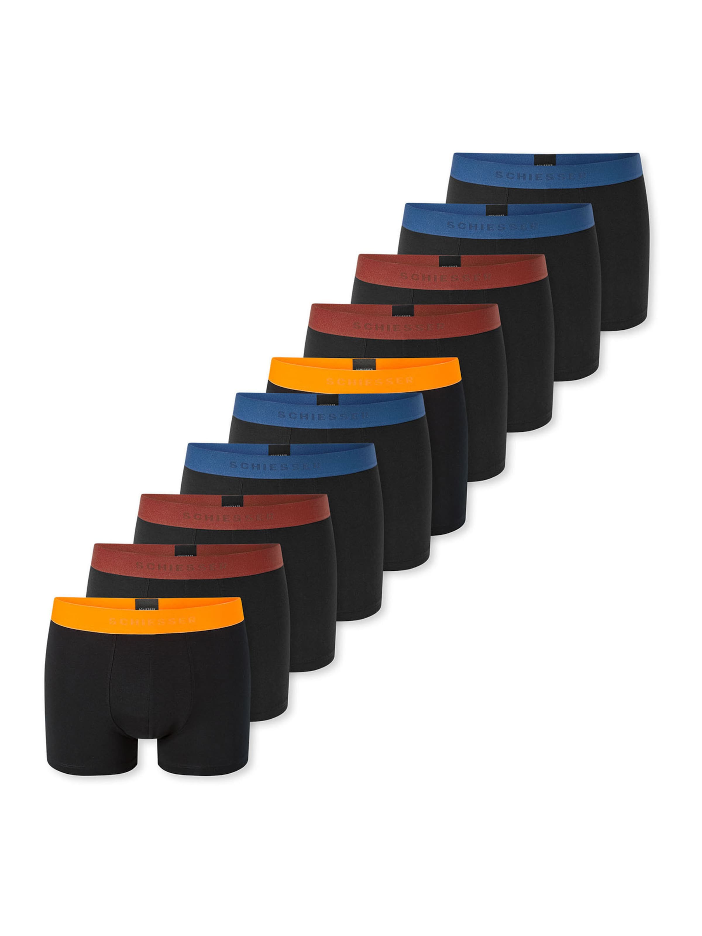 Boxers ' 95/5 ' SCHIESSER en noir : devant