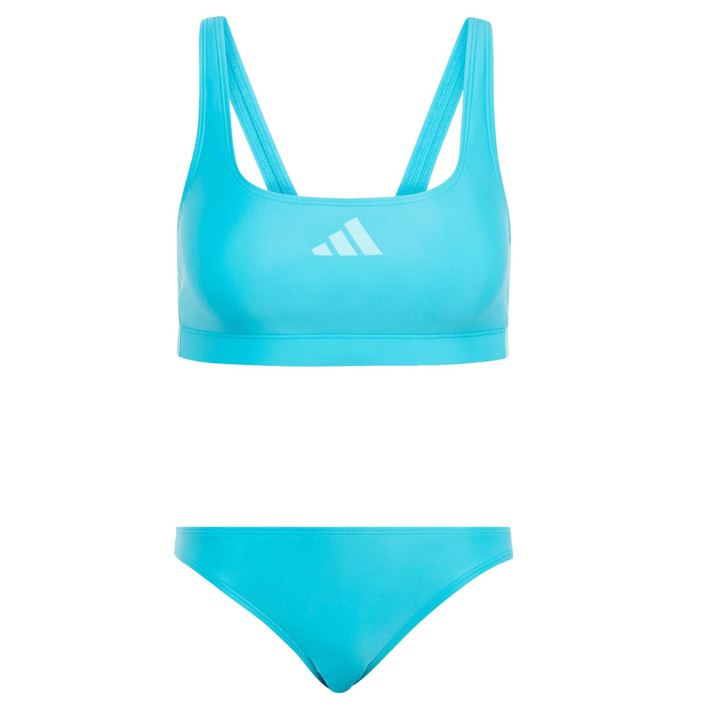 ADIDAS PERFORMANCE - Bustier Bikini deportivo en azul: frente